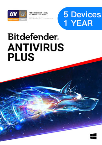 Buy Bitdefender Antivirus Plus - 5 Devices - 1 Year (EU) Buy Bitdefender Antivirus Plus - 5 Devices - 1 Year (EU)