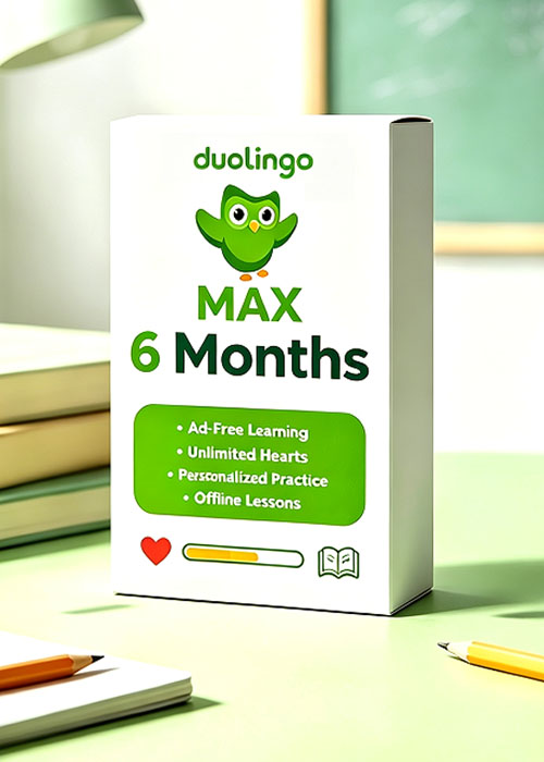goodoffer24, Super Duolingo MAX 6 Months Subscription