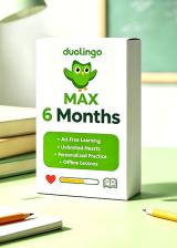 Super Duolingo MAX 6 Months Subscription