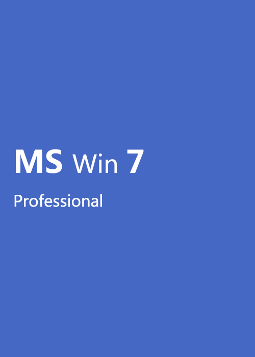 Official MS Windows 7 Pro Professional KEY