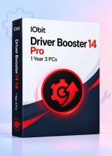 Official IObit Driver Booster 14 Pro 1 Year 3 PCs CD Key Global