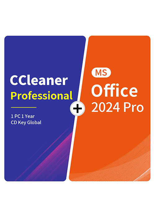 CCleaner Professional 1 PC 1 Year CD Key Global+MS Office2024 Pro  Pack