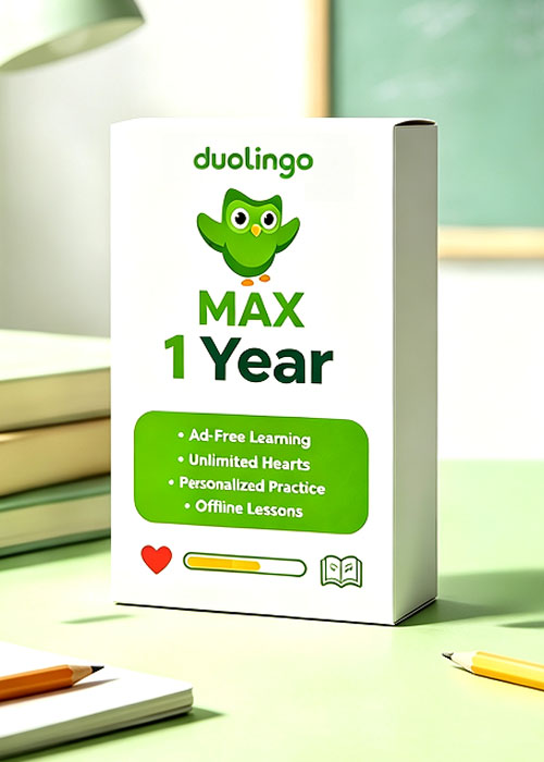 goodoffer24, Super Duolingo MAX 1 Year Subscription