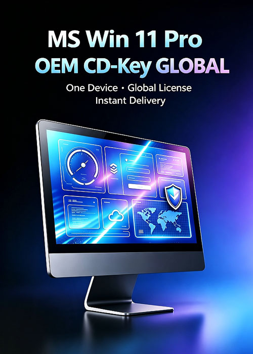 Official MS Win 11 Pro OEM KEY GLOBAL-Lifetime